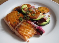salmon & winter veg