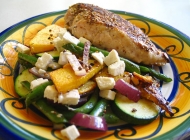 pan fried chicken & veg